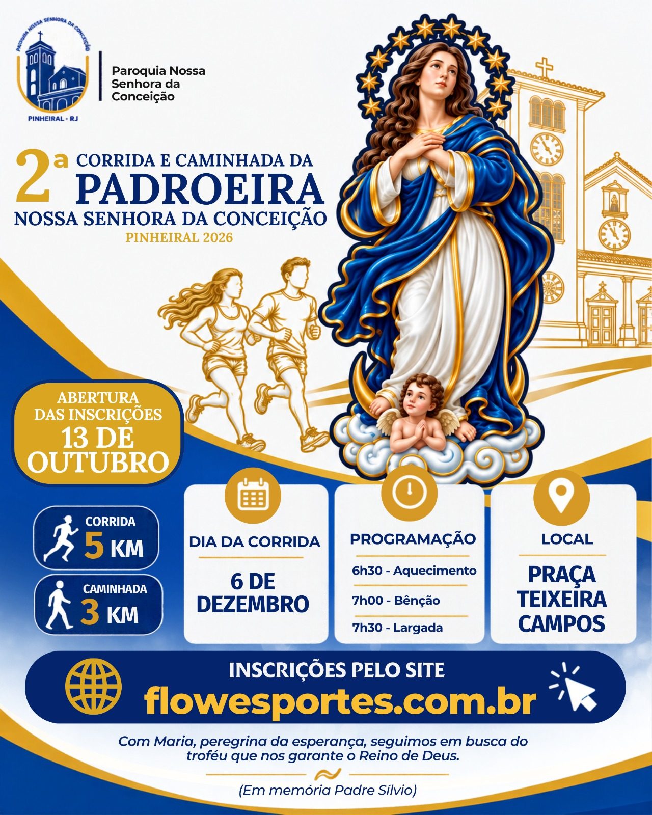 2ª Corrida e Caminhada da Paróquia  Nossa Senhora da  Conceição